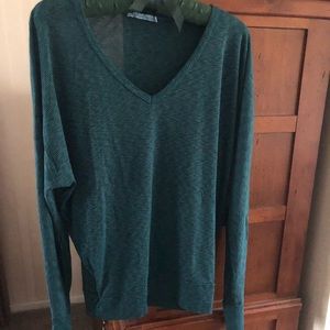 NWOT Michael Stars V-Neck Striped Shirt One Size Fits All
